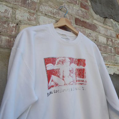 Vintage Entertainment and Good Times Distressed Transfer Sweatshirt (M)